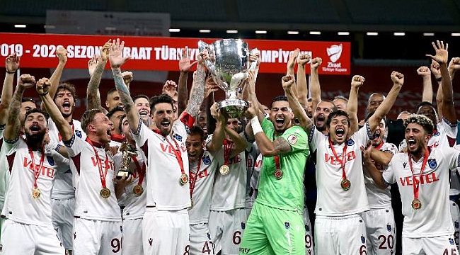 Trabzonspor 9. kez Türkiye Kupasını Kazandı